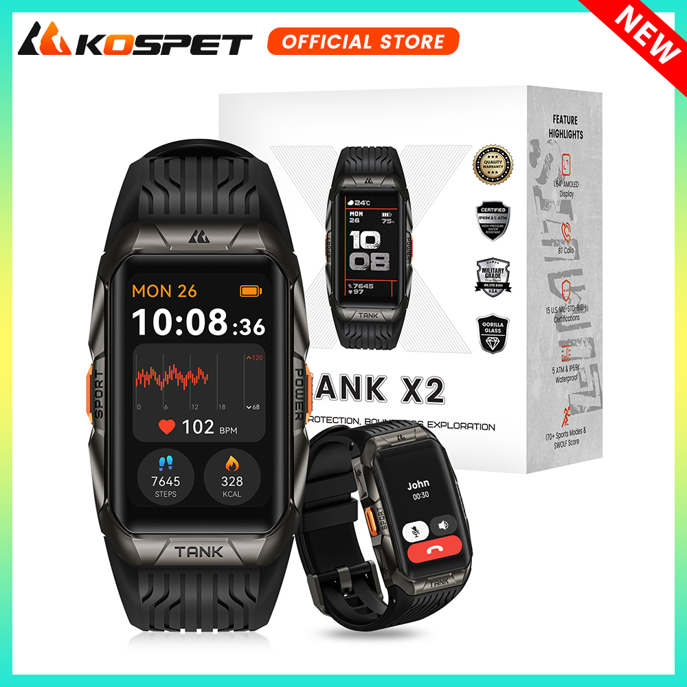 Smartwatch Faces - KOSPET TANK X2 Смарт-часы для мужчин
