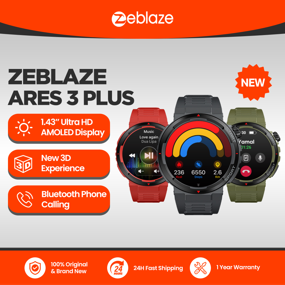 Smartwatch Face - Новые умные часы Zeblaze Ares 3