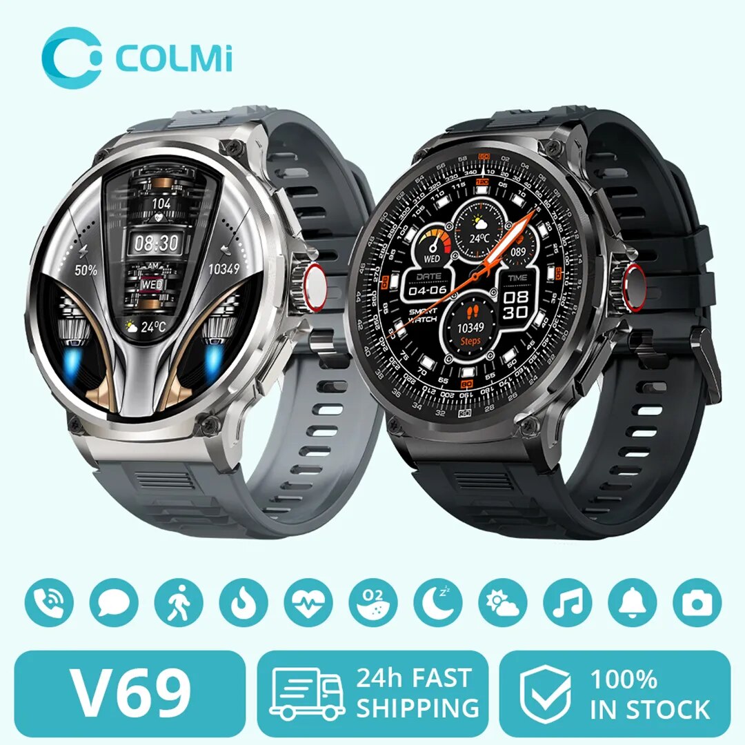 Smartwatch Faces - COLMI V69 1,85 дюйма HD Bluetooth