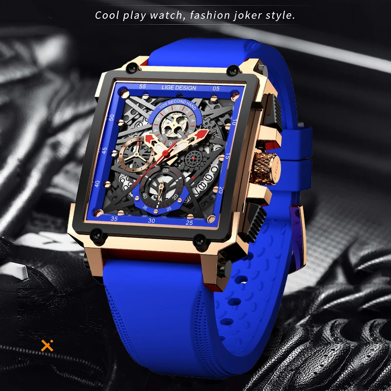 Часы наручные LIGE мужские с х – обзор и цена Silicone Band Replacement