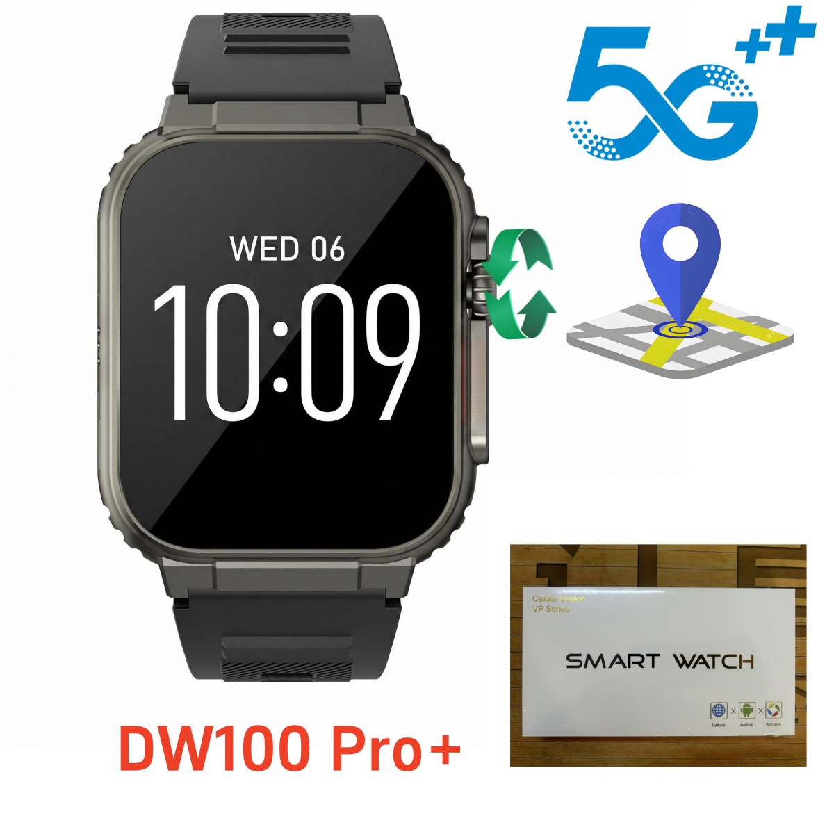 Умные часы DW100 Pro Plus с To – обзор и цена Smartwatch Id