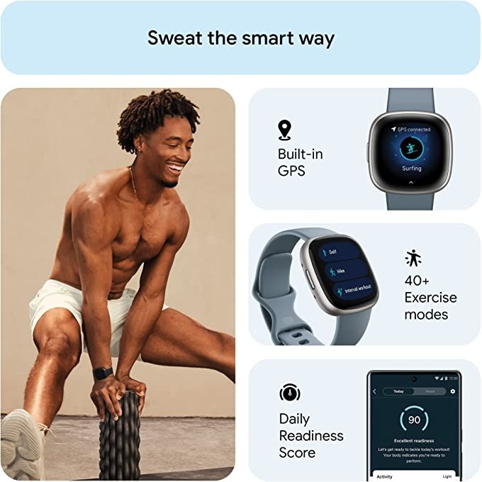 Смарт-часы Fitbit Versa 4, вст – обзор и цена Smartwatch Touch