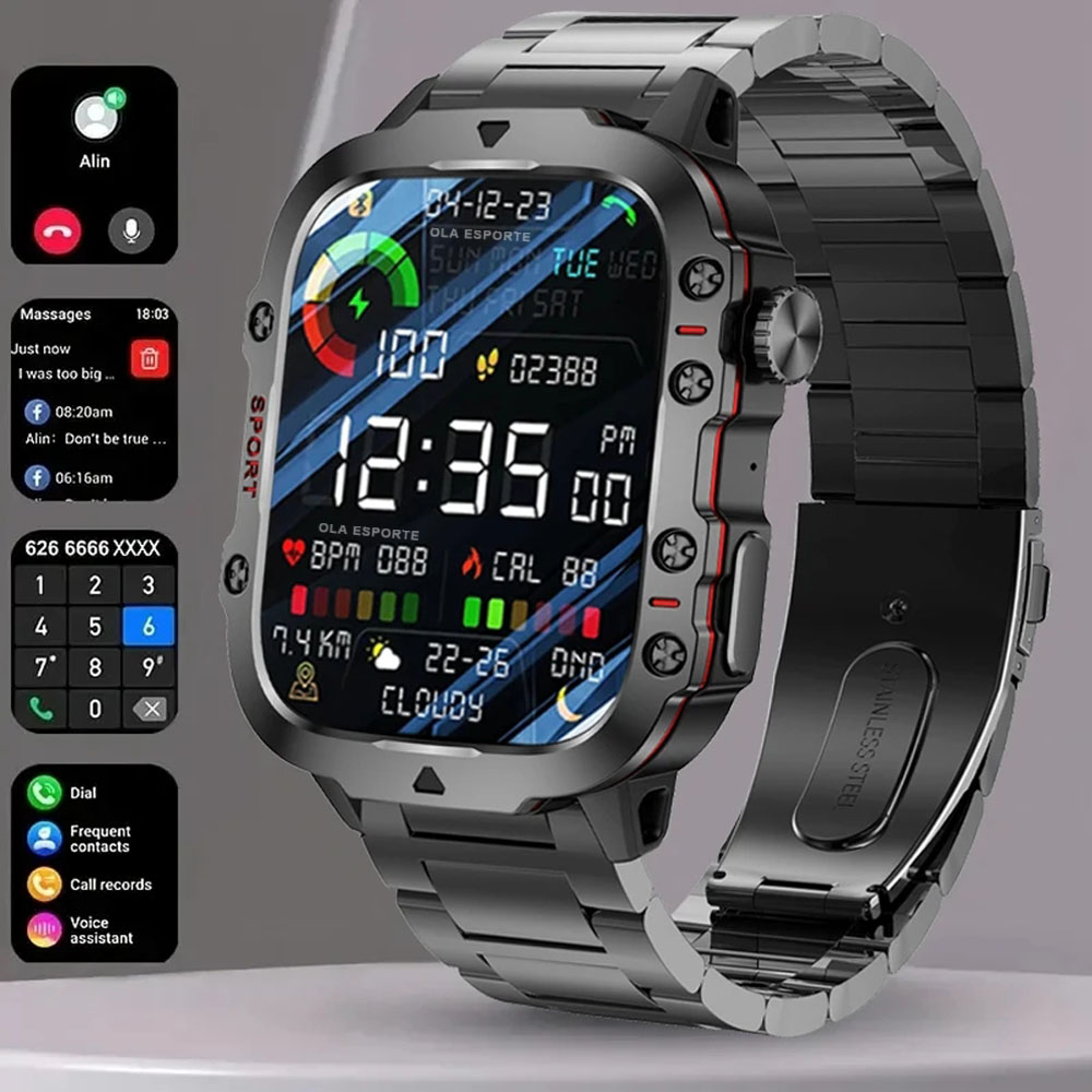 2025 Новые военные умные часы  – обзор и цена Smartwatch Faces