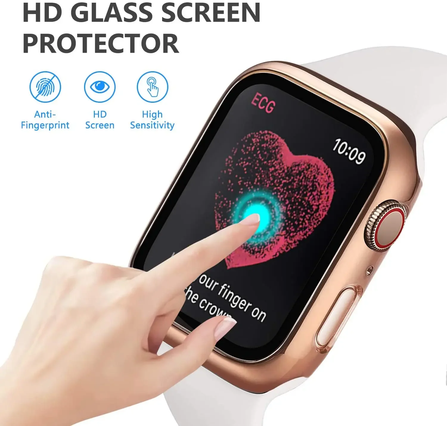 Закаленное стекло + чехол для  – обзор и цена Apple Smartwatch Accessories