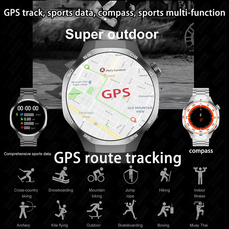 2026 Новые часы BOXUXING 5 MAX – обзор и цена Smartwatch Faces