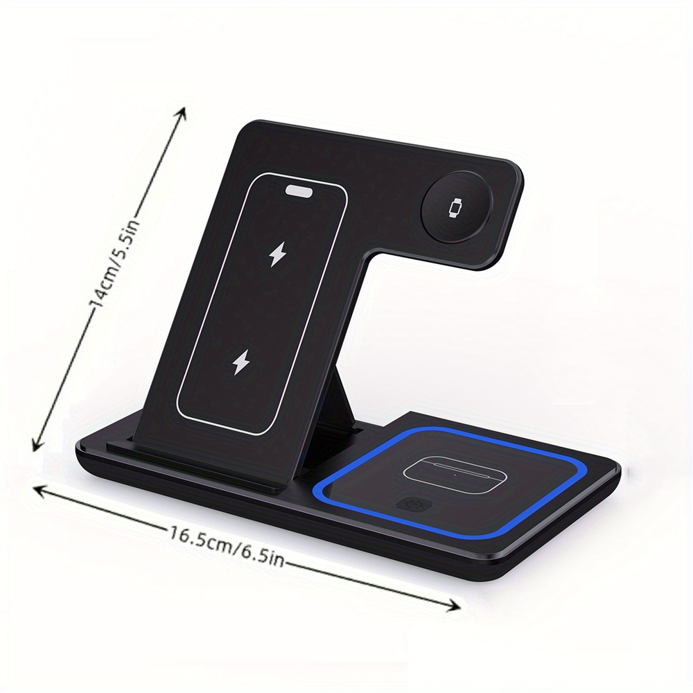 3-в-1 складное беспроводное за – обзор и цена Wireless Charger Watch